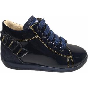 Falcotto 3 vlinders veter schoenen 1605 lak navy mt 24