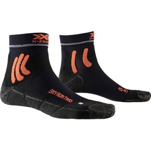 X-socks Hardloopsokken Sky Run Two Polyamide Zwart Maat 35/38
