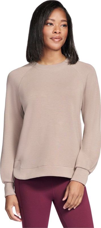 Skechers - SKECHLUXE ELEVATE CREWNECK - Trui - Grijs - Sportief