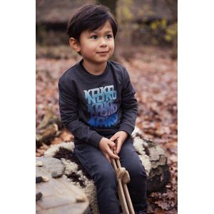 Koko Noko sweater jongens - grijs - F40858-37 - maat 104