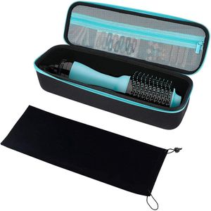 Zeynomax - Harde reiskoffer voor Revlon föhnborstel - haarstyling tool opbergtas - Zwart Modern