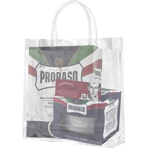 Proraso Blue Scheerset – Pre Shave Crème & Aftershave Balm (100 ml) in een tasje