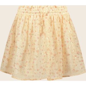 Like FLO Chiffon Flower Skirt Meisjes - Korte rok - Beige - Maat 140