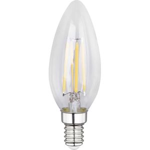 LED Filament kaarslamp 4W E14 C35 Dimbaar 220V - 2800K | Warm Wit