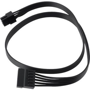 6 speld aan Sata Modulaire Kabel Compatibel met Corsair Compatibel met Seasonic 58.5cm