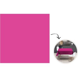 Tafelkleed - Tafellaken - 100x100 cm - Fuchsia - Neon - Kleuren - Binnen en Buiten