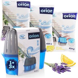 Vochtvreter met Navulling ULTRA FRESH 450 g 4 stuks - Vochtopnemer - Ontvochtiger - Vochtvanger