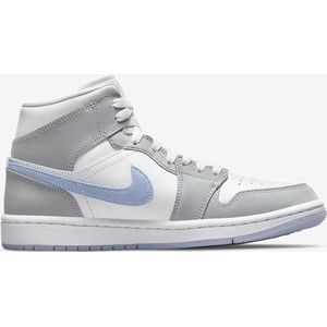 Jordan - 1 Mid - Sneakers - Wolf Grey / Aluminum