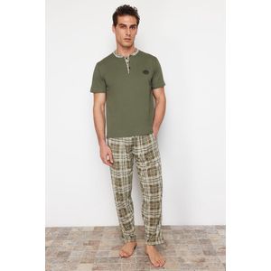 Trendyol TMNSS24PT00037 Volwassenen Mannen - Khaki - L