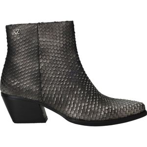 Lazamani Phoebe Enkellaarsjes Hak - zilver - Maat 36