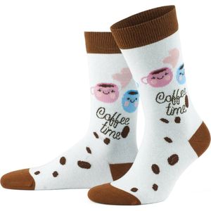 GoWith-4 paar-katoen sokken-grappige cadeaus-grappige sokken-dames en heren-39-42