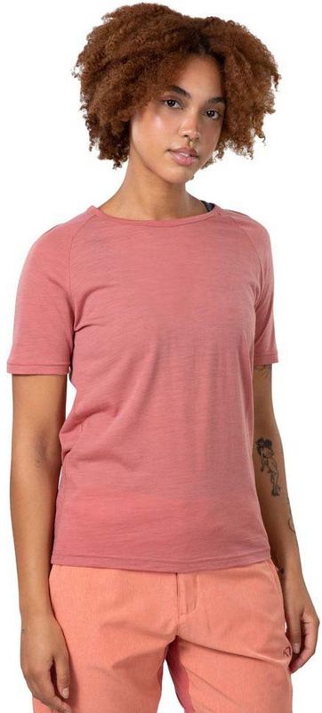 Kari Traa Sanne Wool T-shirt Met Korte Mouwen Roze S Vrouw