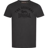Lonsdale - Original T-Shirt - Antraciet/zwart - Normale Passform