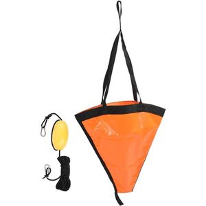 24in-60cm Bootvisvlotter Rubber voor Jacht - Draagbare Vissersbootanker - Oranje .