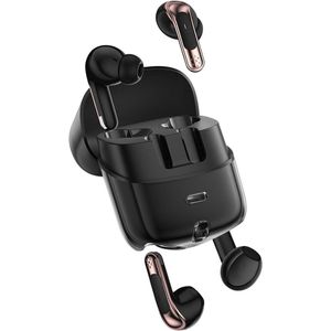 JHubers Goods - Set van 2 paar ruisonderdrukkende draadloze oordopjes met LED-scherm en 24 uur speeltijd - Bluetooth-oordopjes voor 2 personen - Waterdicht - Geschikt voor laptops