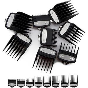 Wahl - Tondeuse Set - Opzetkammen - 8 Stuks - Inclusief Tondeuse Olie