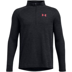 Under Armour - Tech Textured - T-shirt - Zwart - Lange Mouw - 7 Years