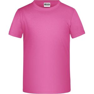 James And Nicholson Childrens Boys Basic T-Shirt (Roze)