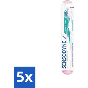 Sensodyne - Tandenborstel - Deep Clean Extra Soft - Extra Zachte Borstel - 1 tandenborstel - Bulkverpakking - 5 stuks