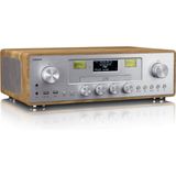 LENCO DAR-281WDSI - DAB+/FM Radio - Hout/Zilver