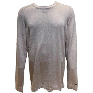 CAST IRON CREWNECK LINEN TRUI - MAAT XXL