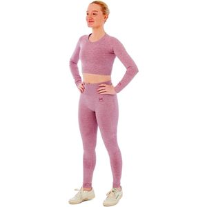 Xtreme Sportswear Dames Sportset - Sportlegging + Sport Croptop - Roze