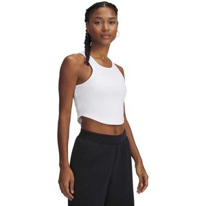 Under Armour - Rival Rib Tanktop - Wit - Sportshirt