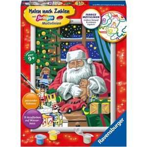 RAVENSBURGER SCHILDEREN OP NUMMER KERSTMAN KERSTWERKPLAATS