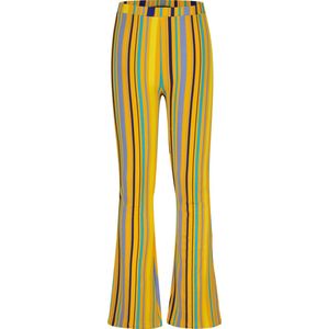 4PRESIDENT Flared pants meisje - Stripe AOP - Maat 140 - Flared broek meisjes