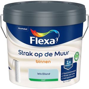 Flexa - Strak op de Muur Binnen Muurverf Mat - Iets Eiland - Mengverf - 5 Liter