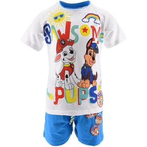 Paw Patrol Pyjama - Shortama - Pawesome Blauw - 116