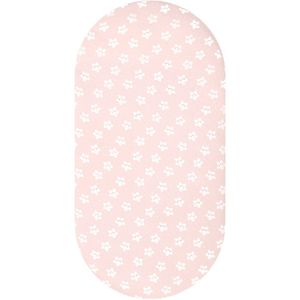 Wieglaken, geschikt voor alle vormen babymatrassen, wiegmatrashoes, geschikt voor Moses wieg, kinderwagen, wieg, roze, 82 * 41 * 8cm