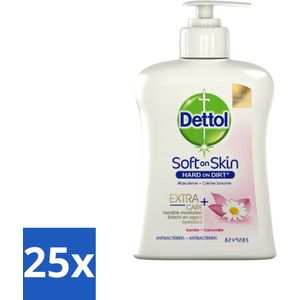 25 x Dettol - Handzeep - Antibacterieel - Hydraterend - Kamille - 250 ml - Handzeep - Antibacterieel - Hydraterend - Kamille - Handwas