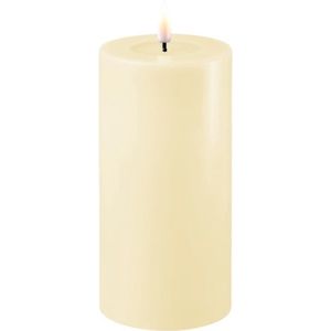 Luxe LED kaars -Crème LED Candle 7,5 x 15 cm - net een echte kaars! Deluxe Homeart