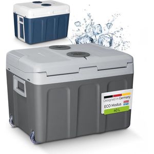 40 Liter Elektrische Koelbox voor Auto en Camping - Thermo-Elektrische Mini-Koelkast met Warm- en Koudfunctie
