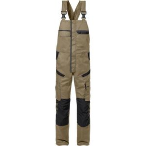 Fristads Amerikaanse Overall 1555 Stfp - Khaki/Zwart - C50