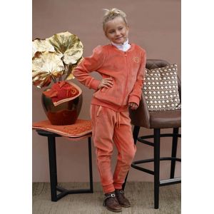 Joline Velvet Jogger Royal Orange - Maat 146 - 152