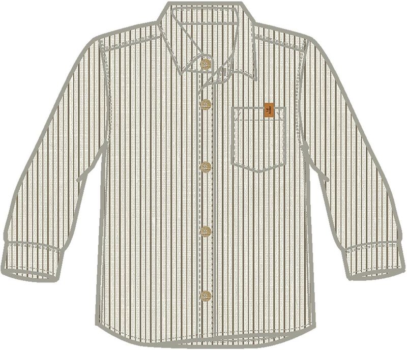 Biologisch Katoen - Overhemd - Geweven Stof - Lange Mouwen - Regular Fit