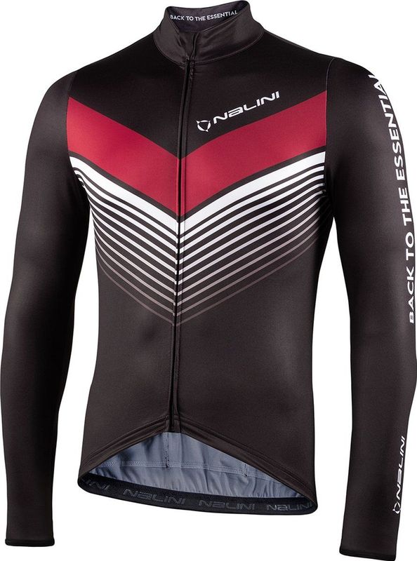 Nalini - LSFITJERSEY - Fietsshirt - Zwart - Lange Mouwen - Heren