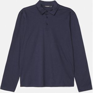J.lindeberg Men Asher Long Sleeve Polo Navy