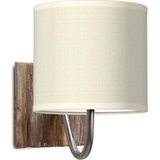 Home Sweet Home wandlamp Bling - wandlamp Drift inclusief lampenkap - lampenkap 16/16/15cm - geschikt voor E27 LED lamp - warm wit