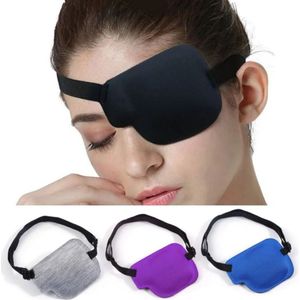 Verstelbare monoculaire zachte amblyopie ooglap (voor kinderen) - rechteroog zwart