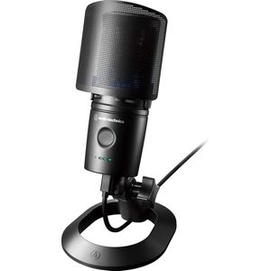 Audio-Technica AT2020USB-XP USB Condenser Mic with Stand & Pop-Filter (Black) - USB microfoon