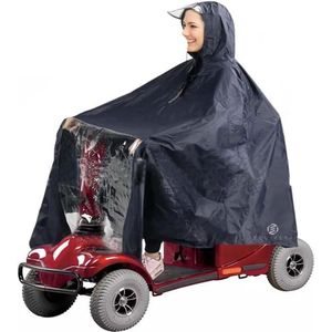 Equivera - Regencape - Scootmobiel - Waterdicht - Hoogwaardig Oxford Doek