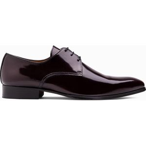 Paulo Bellini Lucca Heren Geklede Veterschoenen Bordeaux Lak