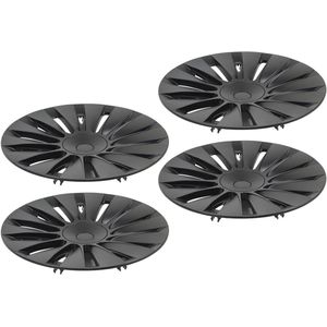 Inovra Plus - Wieldoppen Set 19 Inch Matzwart - Model Y 2020‑2023 - Wielnaafdop - Velgbeschermer - Duurzaam - Vervangende Wieldoppen - Auto Accessoires