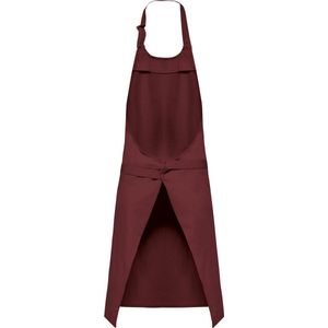 Schort/Tuniek/Werkblouse Unisex One Size Kariban Wine 100% Katoen