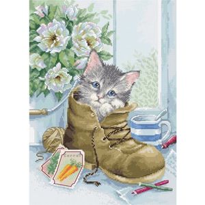 Cute Kitten - Aida Telpakket - b2391 - Luca-S