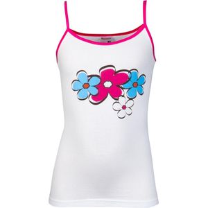 Beeren Bodywear - Meisjes Singlet - Wit - 1 stuk