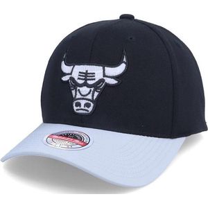 MITCHELL & NESS Chicago Bulls Shadow Red Snapback Black/Grey Adjustable - Mitchell & Ness